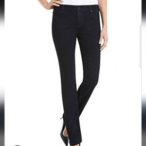 Liverpool Jeans Sadie Straight Jeans, Size 14/32, Black, GUC